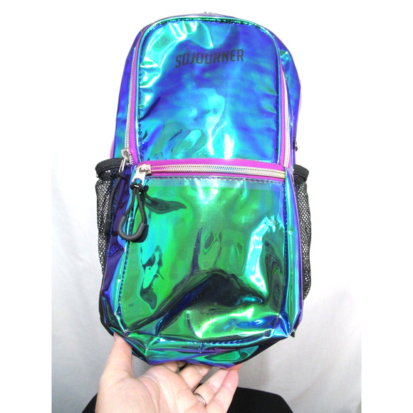 Sojourner Green, Purple Iridescent Slim Backpack Only (No Hydration Bladder) - Picture 5 of 8